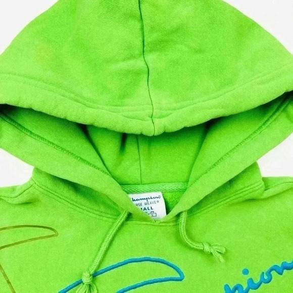 Champion Reverse Weave Heavyweight Embroidered Logo Hoodie Sweatshirt Size S - Picture 5 of 16